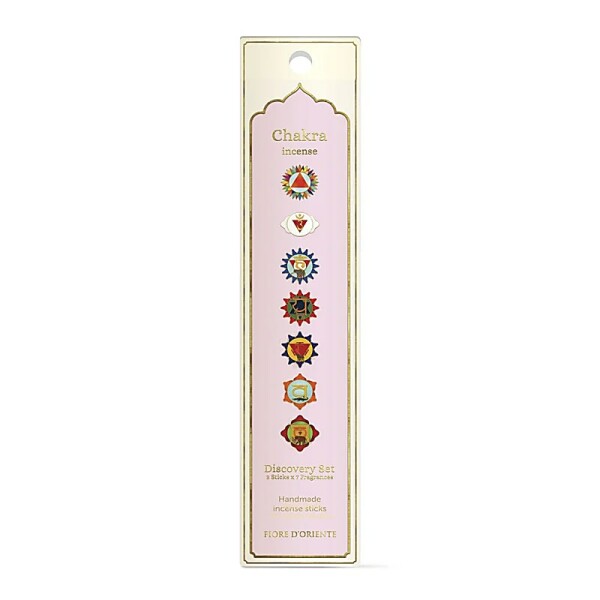 Fiore dOriente Chakra Räucherstäbchen Probierset -- 42 g