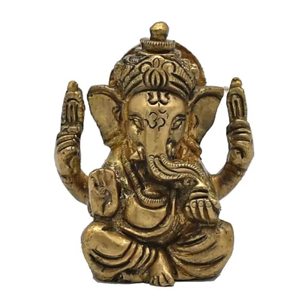 Ganesh Messing Miniatur -- 116 g; 5 cm