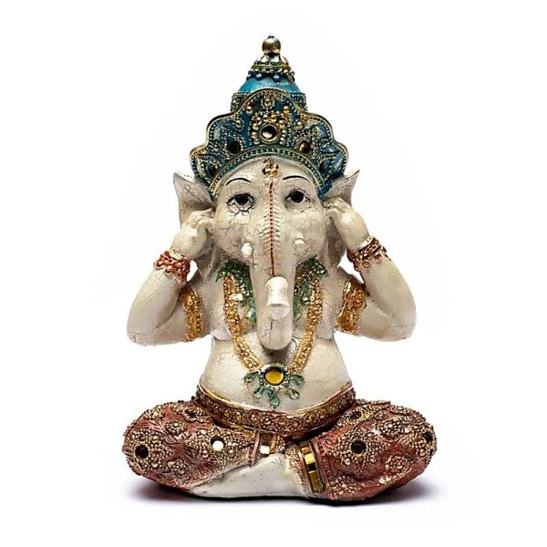 Ganesh Statue Hören-- 15x10x21 cm