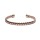 Gedrehtes Armband bronzefarben -- 6cm