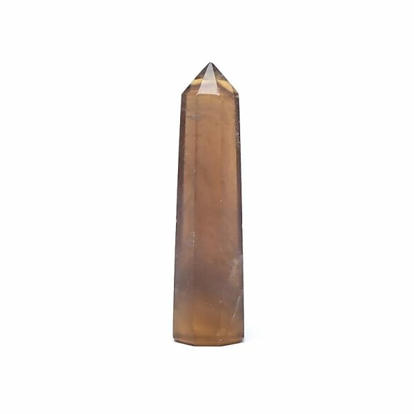 Gelber Fluorit Obelisk --±7,5-10cm