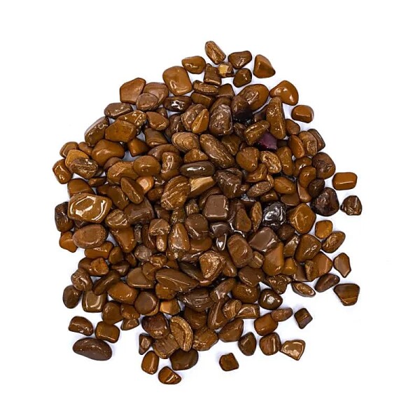 Gelber Jaspis Trommelsteine A/B-Qualität -- ±800 g; ±0.5-2.5 cm
