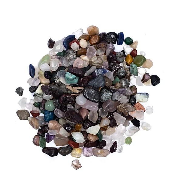 Gemischte Trommelsteine A/B-Qualität -- ±800 g; ±0,5-2,5 cm