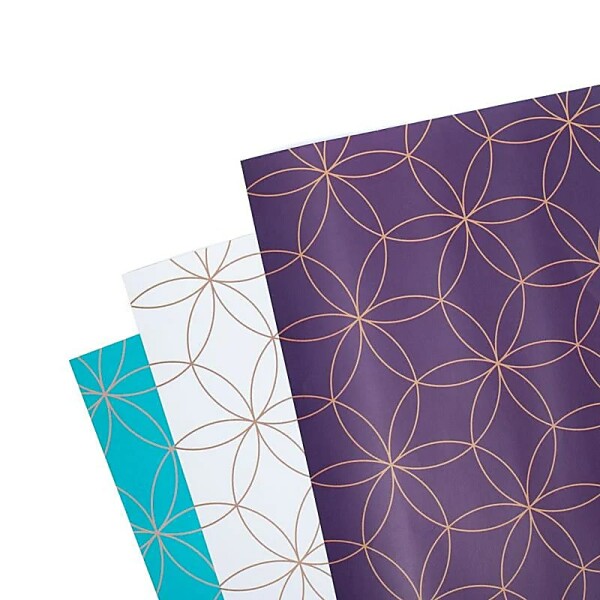 Geschenkpapier Blune des Lebens 3 Bögen -- 50x90cm