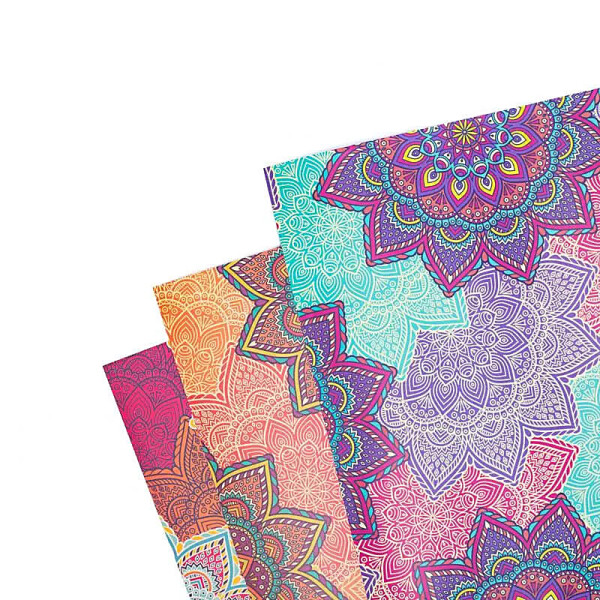 Geschenkpapier Mandala 3 Bögen -- 50x90cm