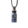 Glasgeschenkflasche und Kordel mit Lapislazuli und Khamsa -- 3,6cm