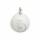 Gomati Chakra Stein Anh&auml;nger rund -- 4cm