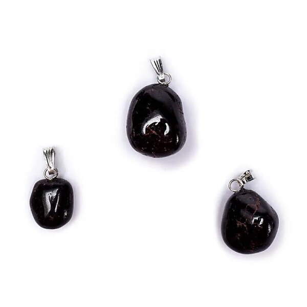 Granat Edelstein Anhänger Öse eingesteckt -- ±0.5-2cm