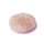 Gravierte Mineralienscheibe Rosenquarz Lotus -- &plusmn;5cm