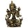 Gr&uuml;ne Tara Statue Messing klein -- 626 g; 13 cm