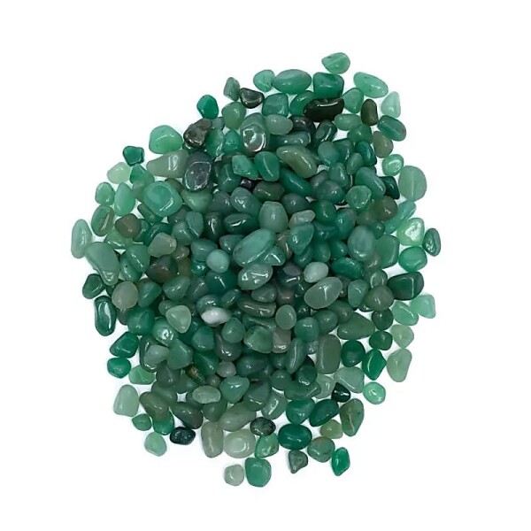 Grüner Aventurin Trommelsteine A-Qualität -- ±800g; ±0.5-2.5cm