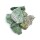 Gr&uuml;ner Quarz roh mit Diopsid -- &plusmn;3-8 cm; &plusmn;1000 g