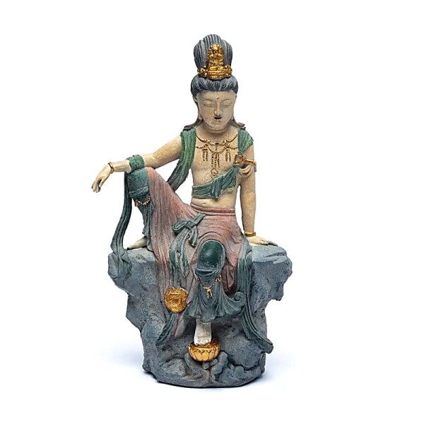 Guanyin Buddha des Mitgefühls China -- 1290 g; 24x14x40 cm