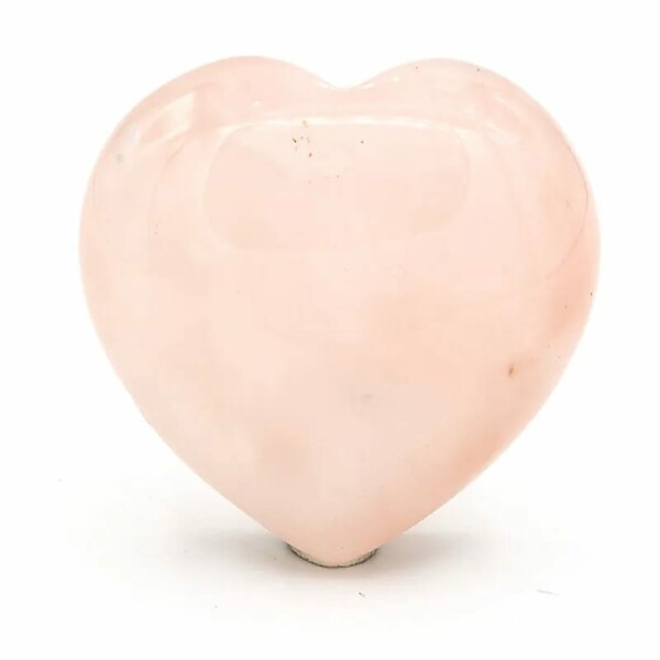 Handschmeichler Herz Rosenquarz -- ±2.5cm