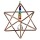 H&auml;ngende Merkaba mit Chakra-Kristall