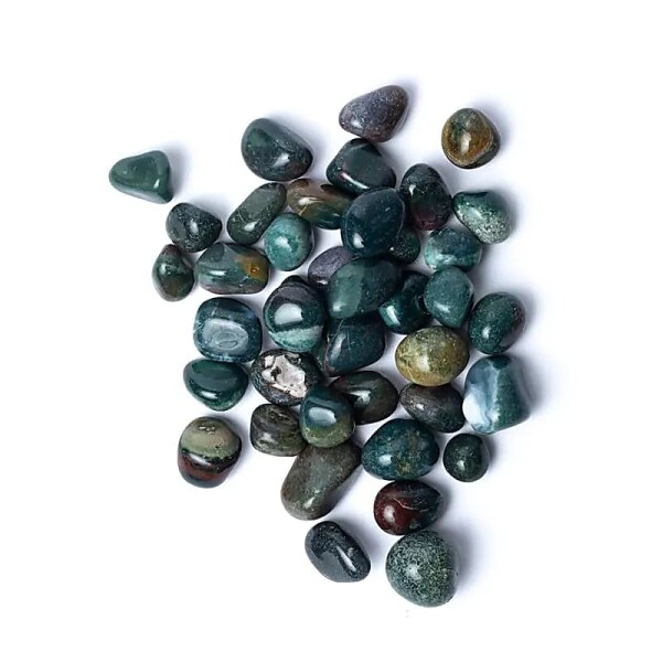 Heliotrop (Blutstein) Trommelsteine A Qualität -- ±1,5-3,5cm; ±500g