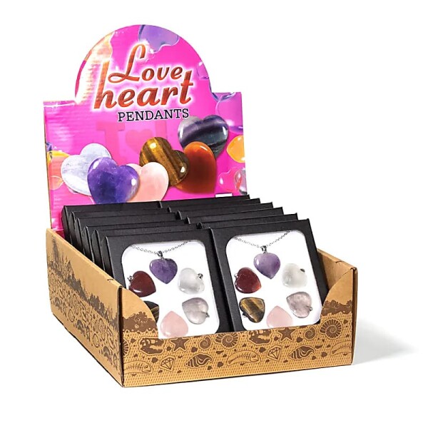 Herzen der Liebe 12 SETS in Gratis Display -- 26.5x21 cm