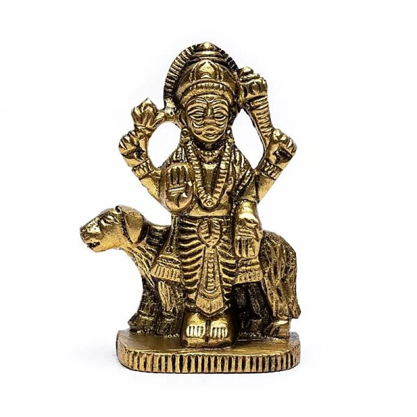 Hindu Gott-Statue Lord Shani Samstag -- 108 g; 6x4.5 cm