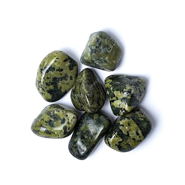 Jade-Nephrit Trommelsteine A-Qualität -- ±500g; ±4-6cm