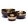 Klangschale Ishana schwarz/gold --  &plusmn; 10.500 g; 50 cm
