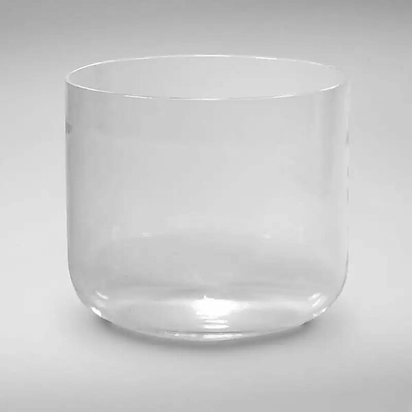 Klangschale Kristall KLAR - G-Ton -- 20 cm