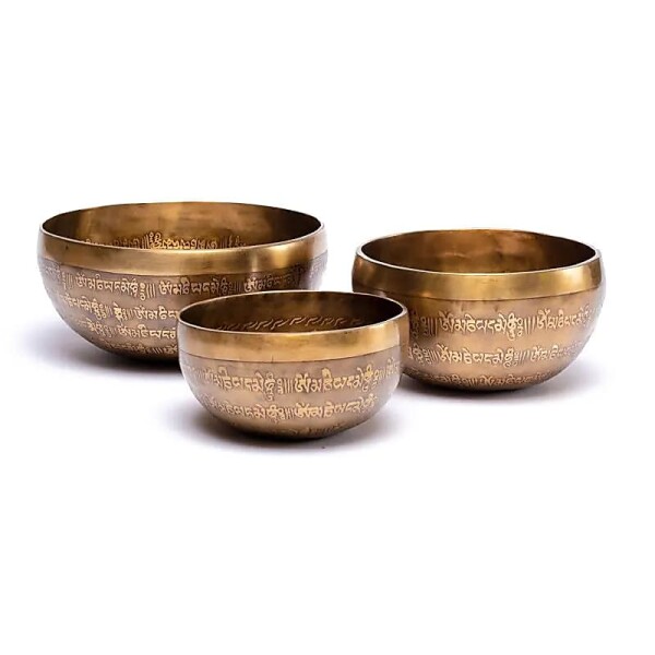 Klangschale Tibet graviert -- ±4000g; 36 cm