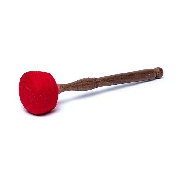 Klangschalen Filzschlägel M mit Holzgriff -- ±150g; ±29x7cm