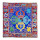 Klangschalen-/Altartuch Double-Dorje blau / rot -- 22x22 cm