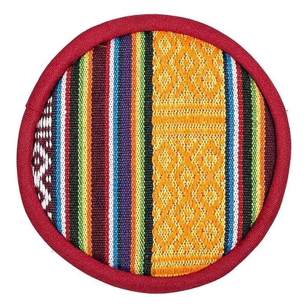 Klankschalenkissen flach - Tribal Design -- 15.5 cm