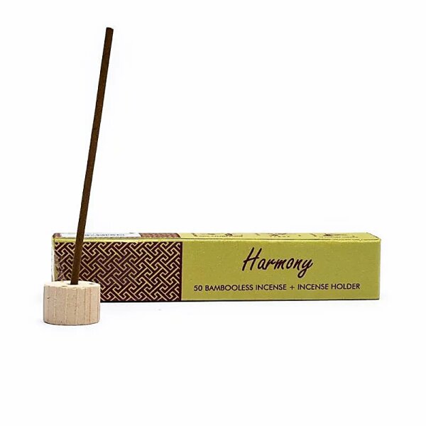 KräuterRäucherwerk ohne Bambus mit Halter Harmony -- 34 g