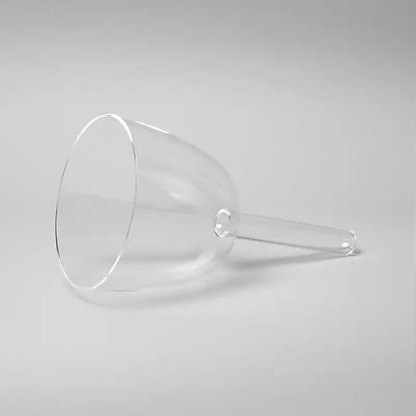 Kristall-Hand-Klangschale F-Ton + Tasche 432 Hz -- 15cm