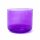Kristall-Klangschale klar Chakra 7 B-Ton 432Hz + Tasche -- 18cm