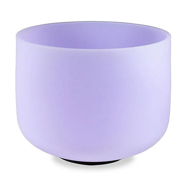 Kristall-Klangschale violett C-Ton 432 Hz -- ±20 cm
