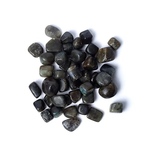 Labradorit Trommelsteine A-Qualität -- ±1,5-3,5cm; ±500g
