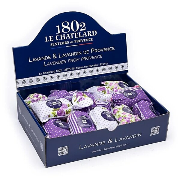 Lavendel & Lavandin Säckchen Lila in Kartondisplay -- 18 g