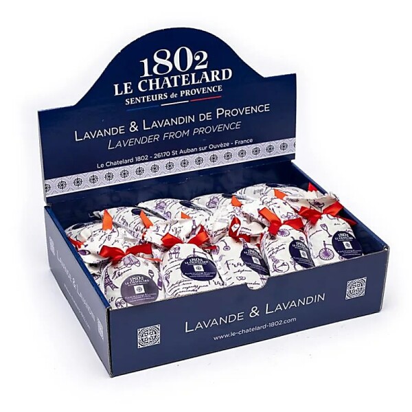 Lavendel & Lavandin Säckchen Paris in Kartondisplay -- 18 g