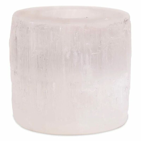 Licht Selenite Zylinder -- 900 g; 8x8 cm