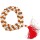 Mala Bergkristall/Rudraksha AA-Qualit&auml;t + Tasche -- 0.8 cm