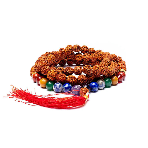 Mala Chakra Rudraksha 108 Perlen -- ±44cm