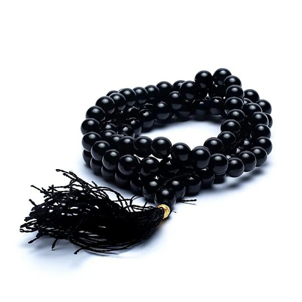 Mala Onyx in AA-Qualität 108 Perlen -- 0.7 cm