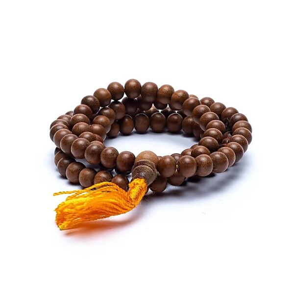 Mala Sandelholz 108 Perlen -- 0.8 cm