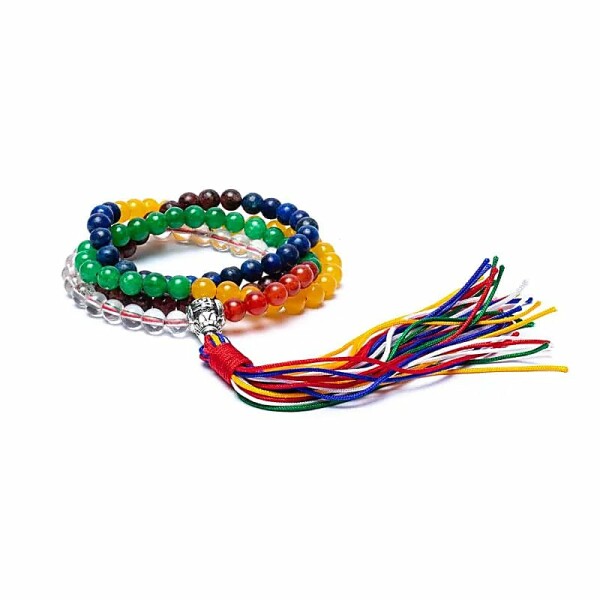 Mala Weisheit 111 Perlen -- 0,6 cm