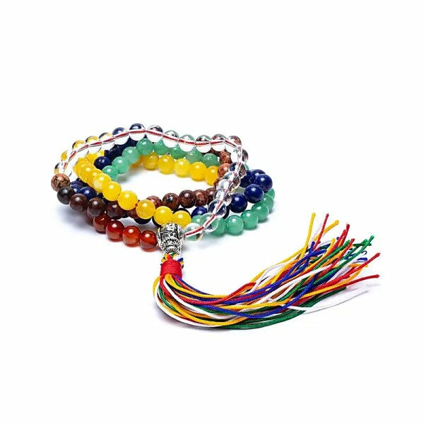 Mala Weisheit 111 Perlen -- 0,8 cm