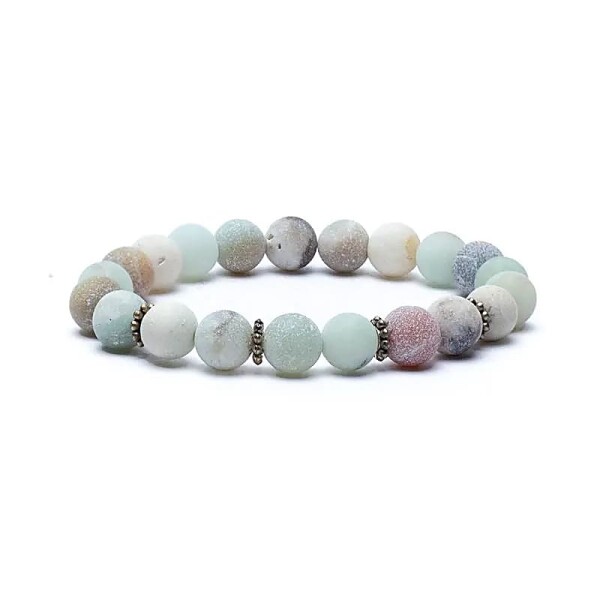 Mala/Armband Amazonit - elastisch -- 0.8 cm