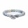 Mala/Armband Amazonit - elastisch - mit Lotus -- 0.8 cm