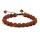 Mala/Armband Rudraksha 21 Perlen verstellbar -- 0.8 cm