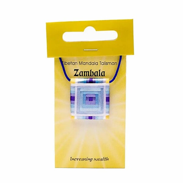 Mandala Talisman Anhänger Zambala -- 2.5x2.5 cm