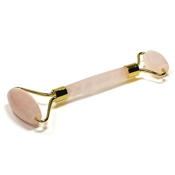 Massage-Roller Rosenquarz -- 70 g; 14 cm