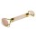 Massage-Roller Rosenquarz -- 70 g; 14 cm