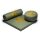 Meditations SET 2: Lebensbaum Baumwolle BIO (OCS)-- 65x65x5 cm; &plusmn;5100 g